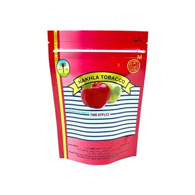 Cheap Custom Mwayen Oryan Vide Wouj 250gr 500gr De pòm NAKHLA Tabak Fimen Kanpe Doypack Pouch